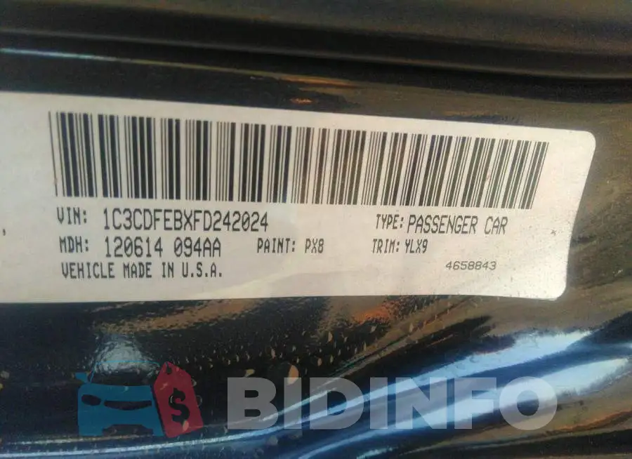 1C3CDFEBXFD242024 Photo# 9