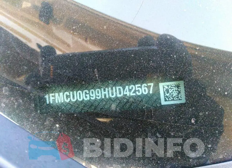 1FMCU0G99HUD42567 Photo# 9