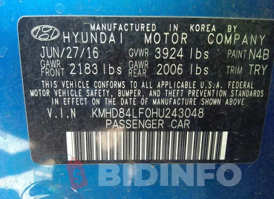 KMHD84LF0HU243048 Photo# 9