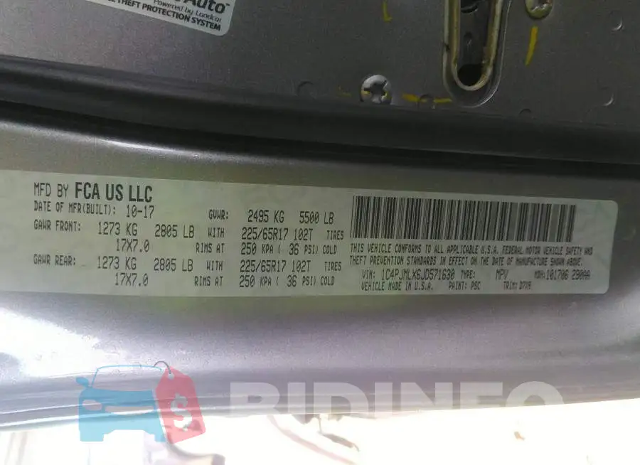 1C4PJMLX6JD571630 Photo# 9