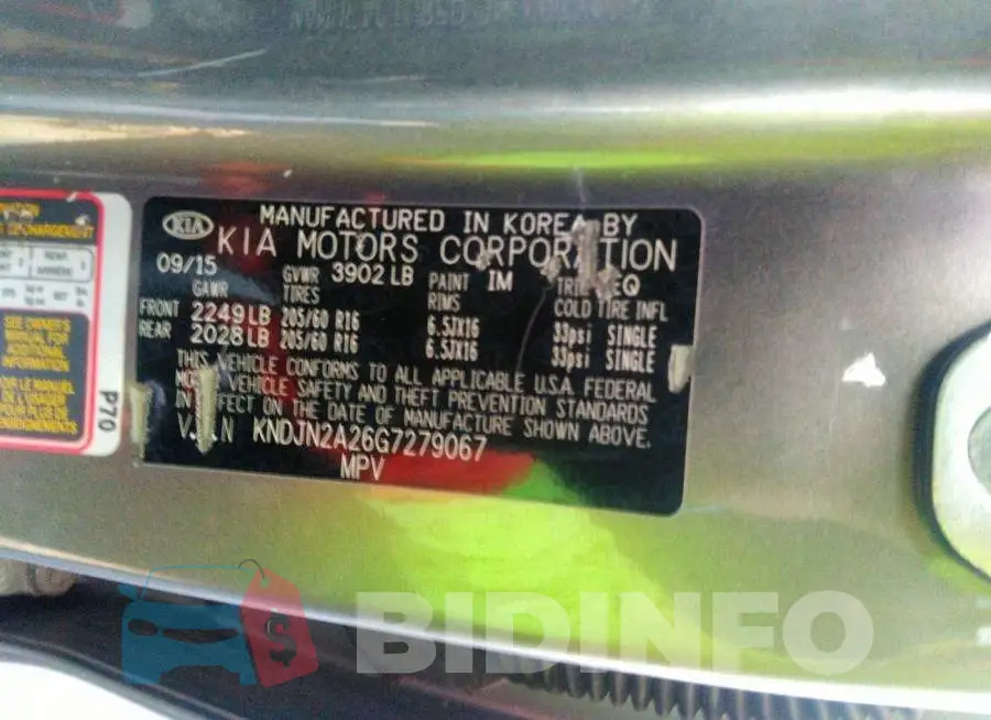KNDJN2A26G7279067 Photo# 9