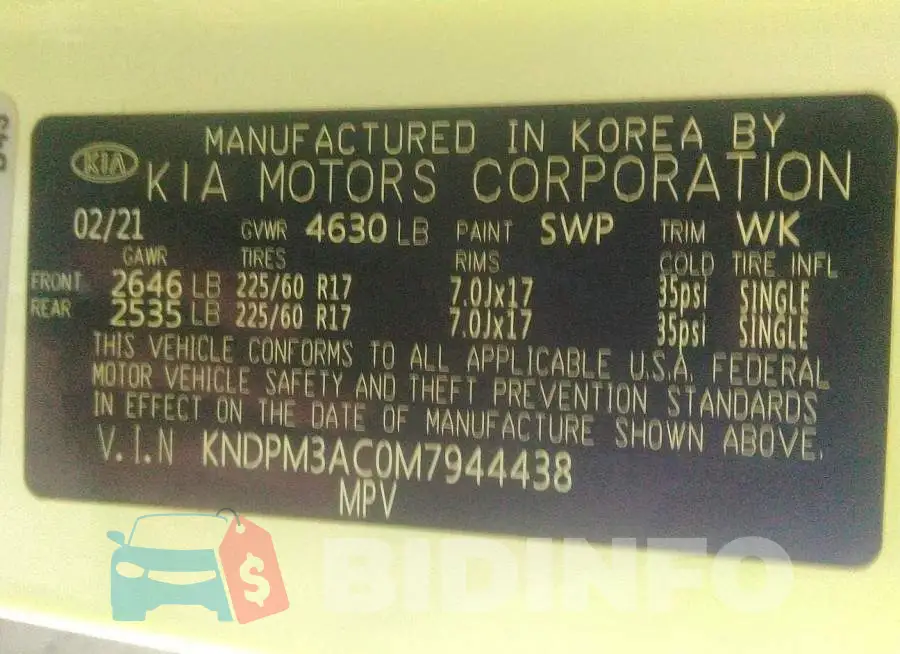 KNDPM3AC0M7944438 Photo# 9