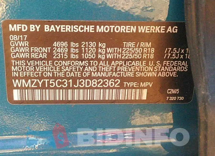 WMZYT5C31J3D82362 Photo# 9