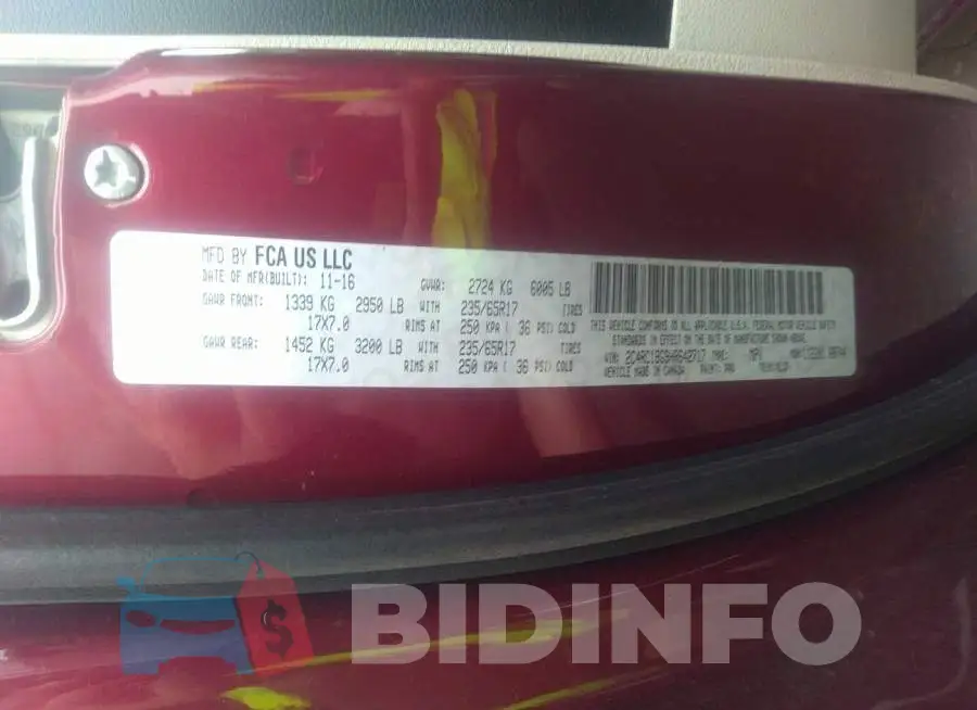 2C4RC1BG9HR642717 Photo# 9