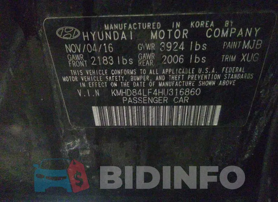 KMHD84LF4HU316860 Photo# 9