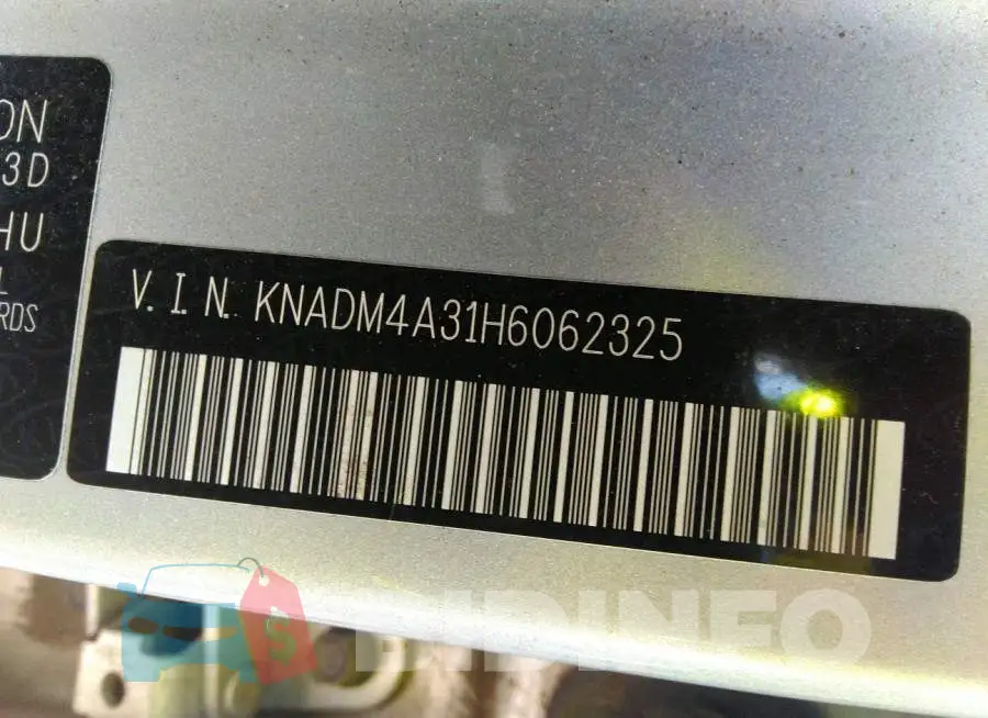 KNADM4A31H6062325 Photo# 9