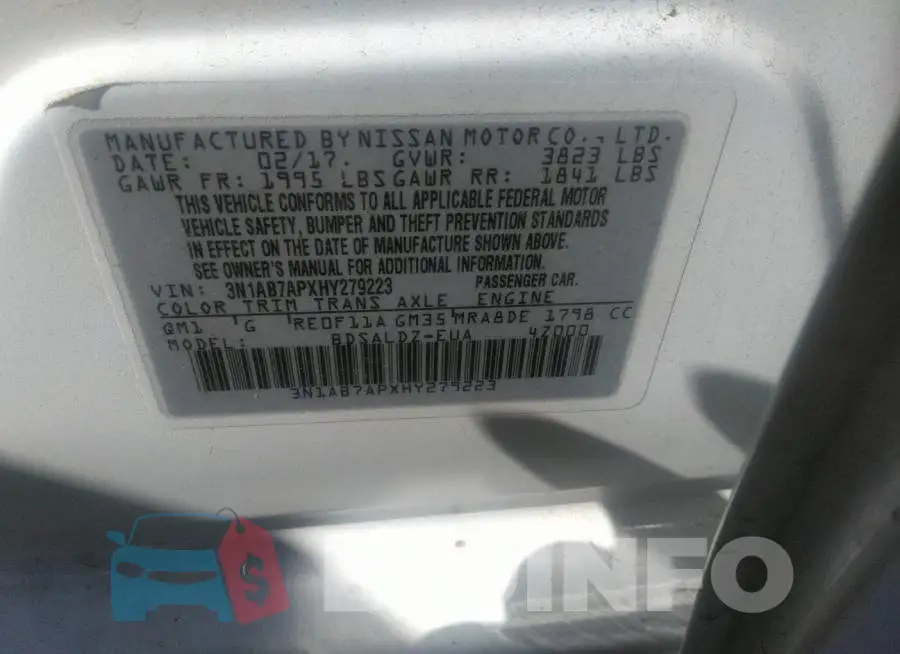 3N1AB7APXHY279223 Photo# 9