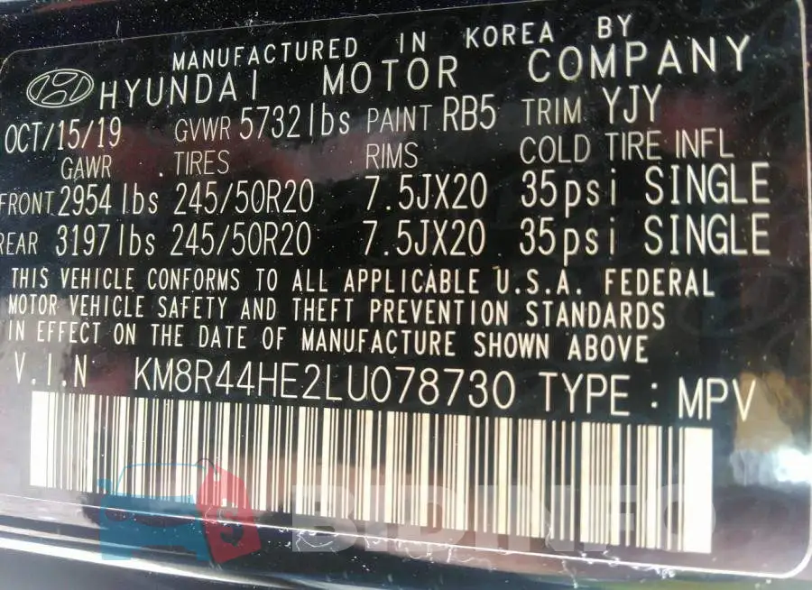 KM8R44HE2LU078730 Photo# 9