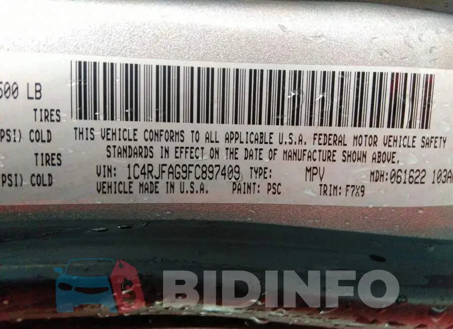 1C4RJFAG9FC897409 Photo# 9