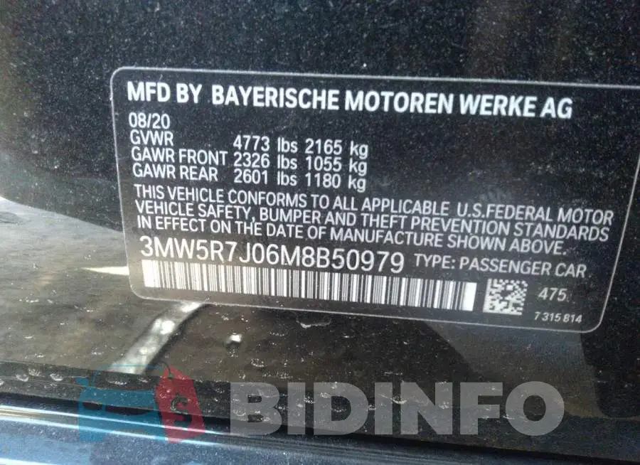 3MW5R7J06M8B50979 Photo# 9