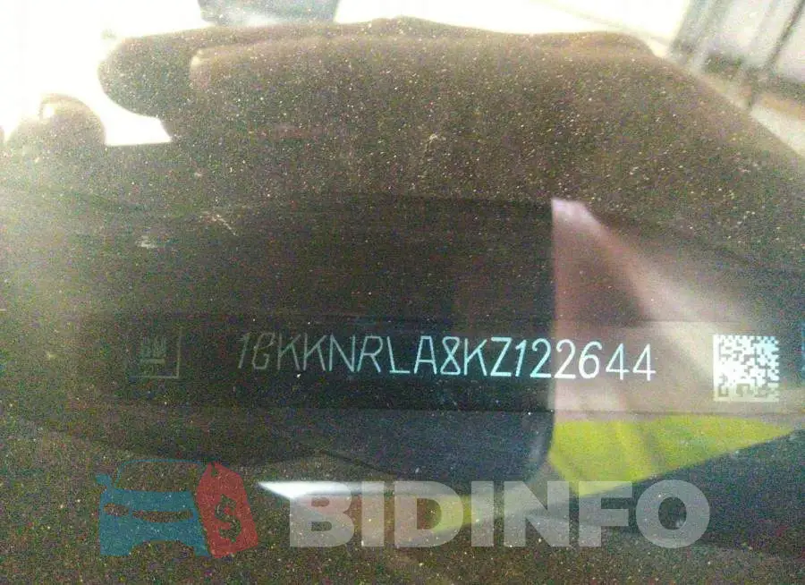 1GKKNRLA8KZ122644 Photo# 9