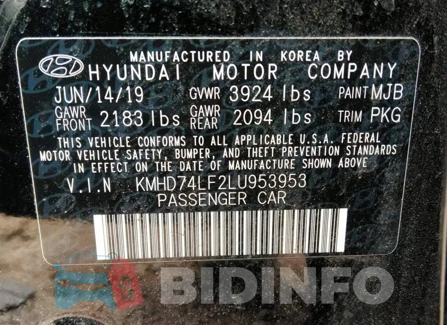 KMHD74LF2LU953953 Photo# 9