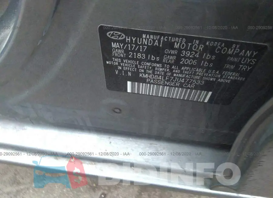 KMHD84LF7JU477533 Photo# 9