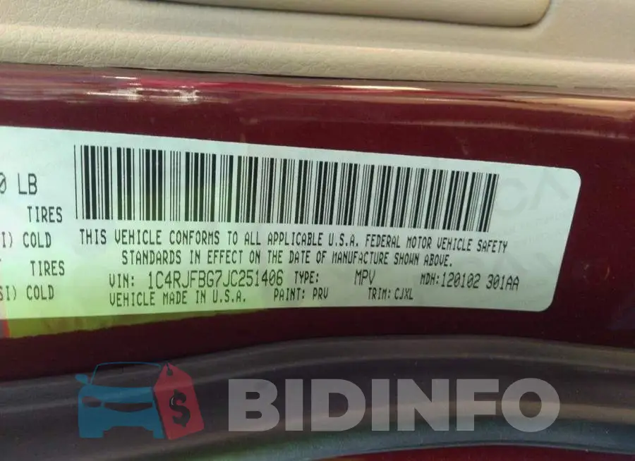 1C4RJFBG7JC251406 Photo# 9