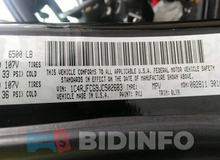 1C4RJFCG9JC502683 Photo# 9