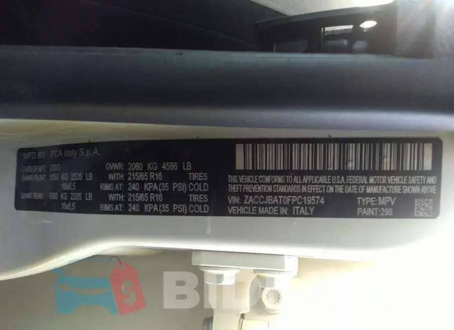 ZACCJBAT0FPC19574 Photo# 9