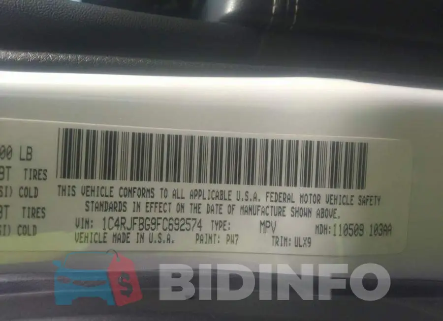 1C4RJFBG9FC692574 Photo# 9