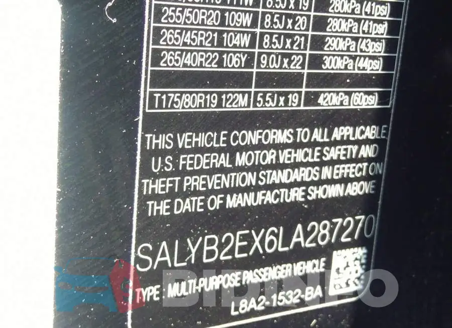 SALYB2EX6LA287270 Photo# 9