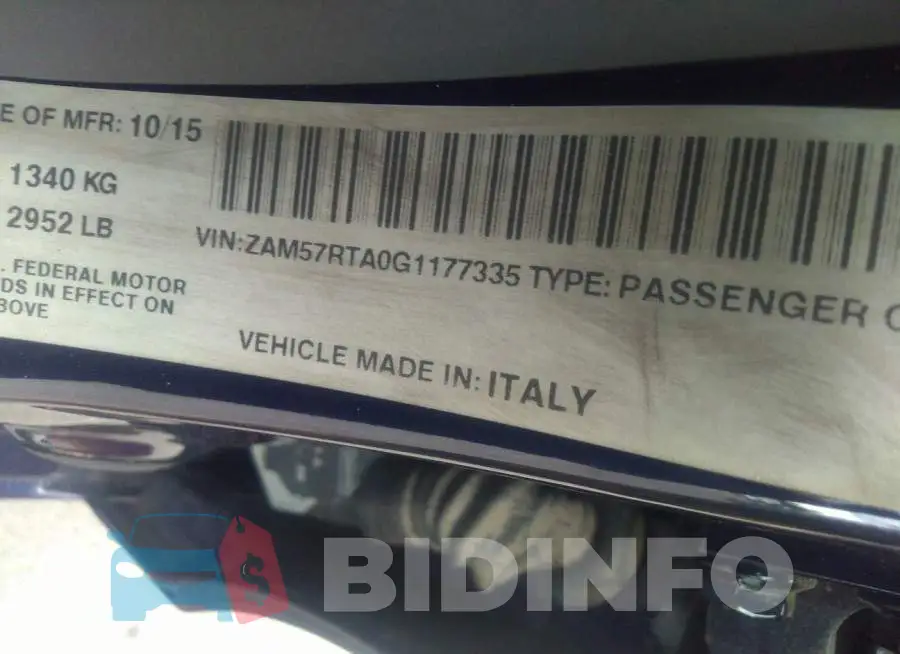 ZAM57RTA0G1177335 Photo# 9