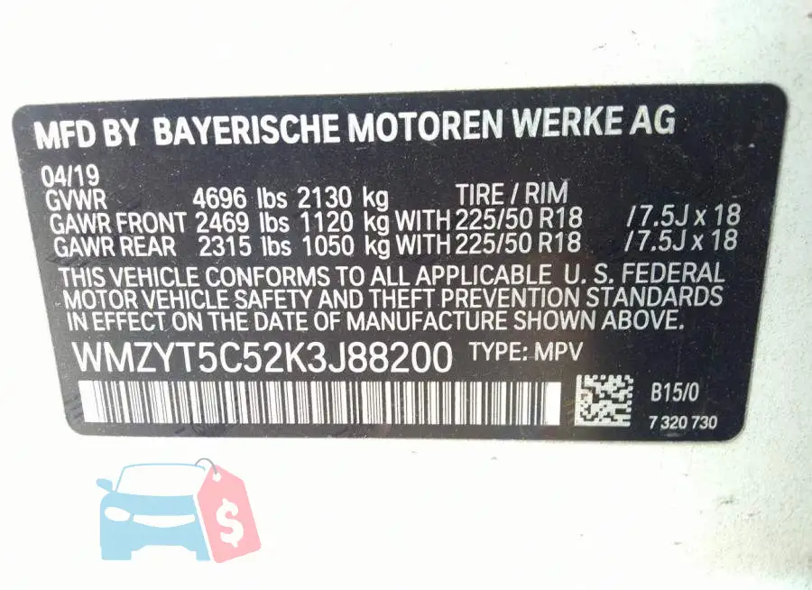 WMZYT5C52K3J88200 Photo# 9