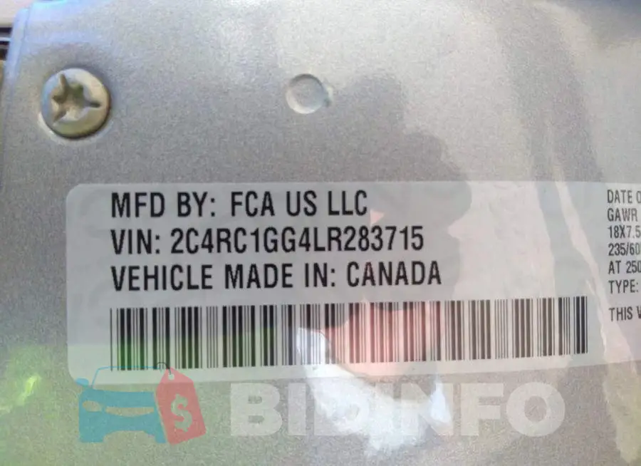 2C4RC1GG4LR283715 Photo# 9