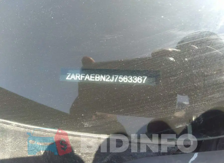 ZARFAEBN2J7563367 Photo# 9
