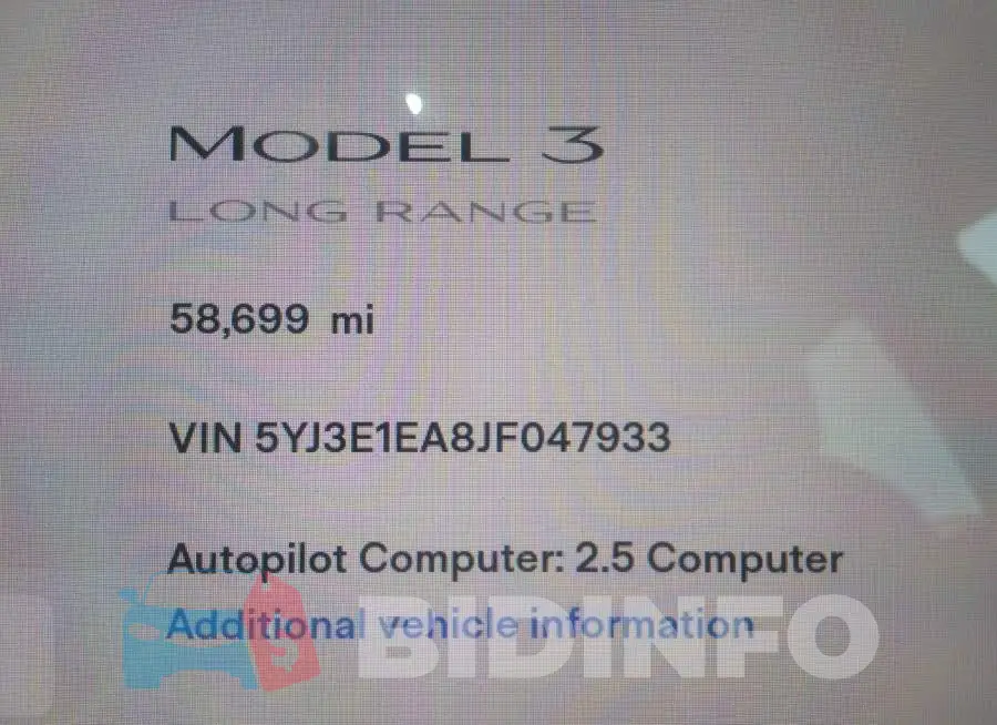 5YJ3E1EA8JF047933 Photo# 7