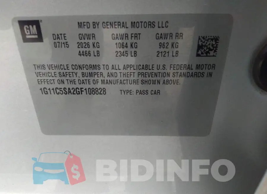1G11C5SA2GF108828 Photo# 9
