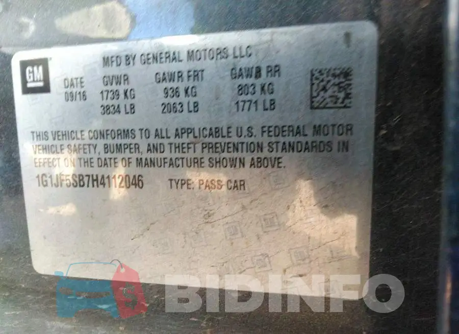 1G1JF5SB7H4112046 Photo# 9