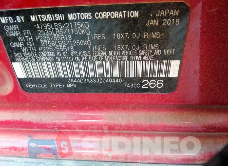 JA4AD3A33JZ040440 Photo# 9