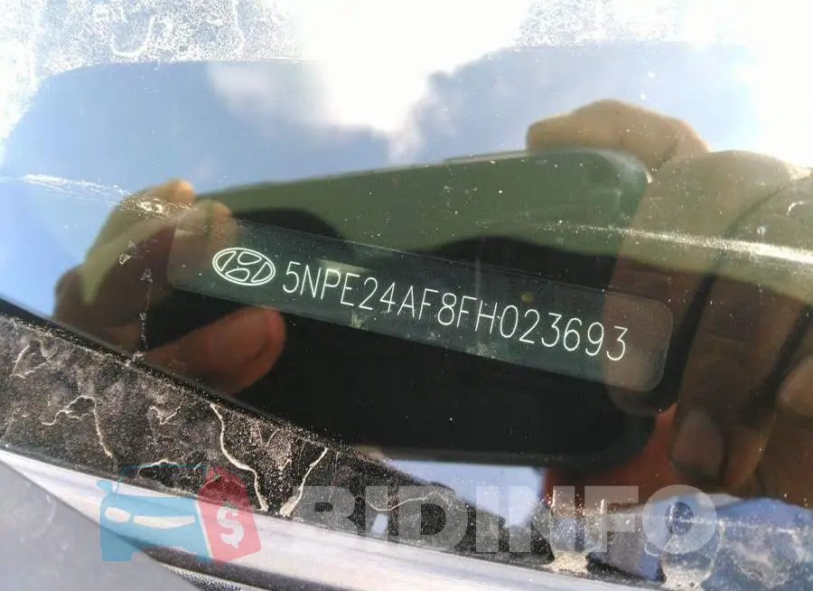 5NPE24AF8FH023693 Photo# 9