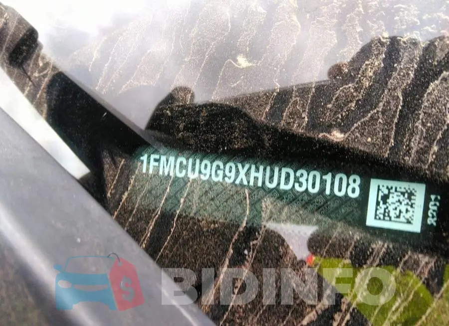 1FMCU9G9XHUD30108 Photo# 9