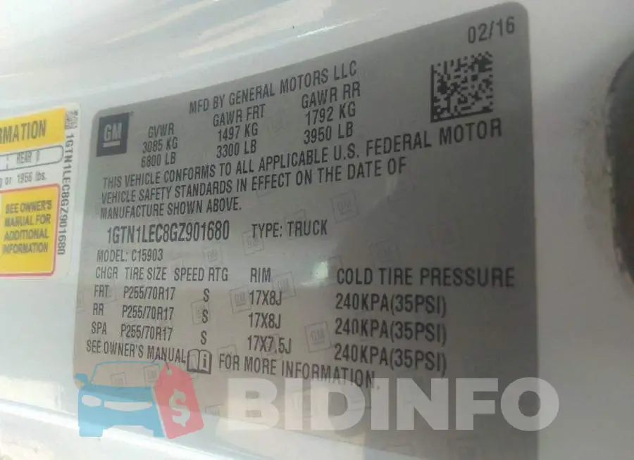 1GTN1LEC8GZ901680 Photo# 9