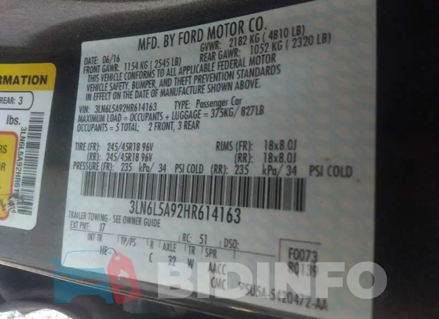 3LN6L5A92HR614163 Photo# 9