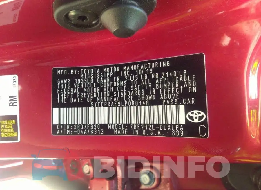 5YFEPRAE9LP080148 Photo# 9