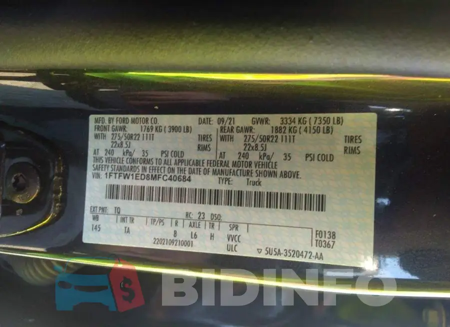 1FTFW1ED8MFC40684 Photo# 9