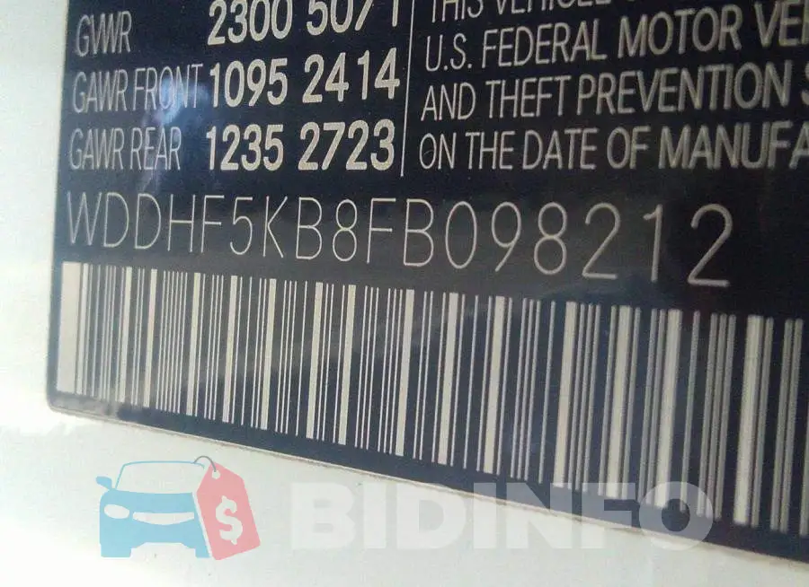 WDDHF5KB8FB098212 Photo# 9