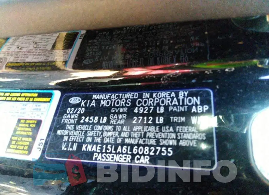 KNAE15LA6L6082755 Photo# 9