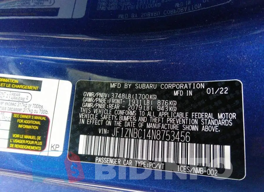 JF1ZNBC14N8753456 Photo# 9