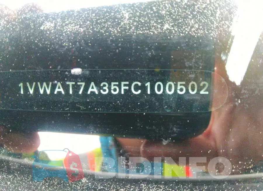 1VWAT7A35FC100502 Photo# 9