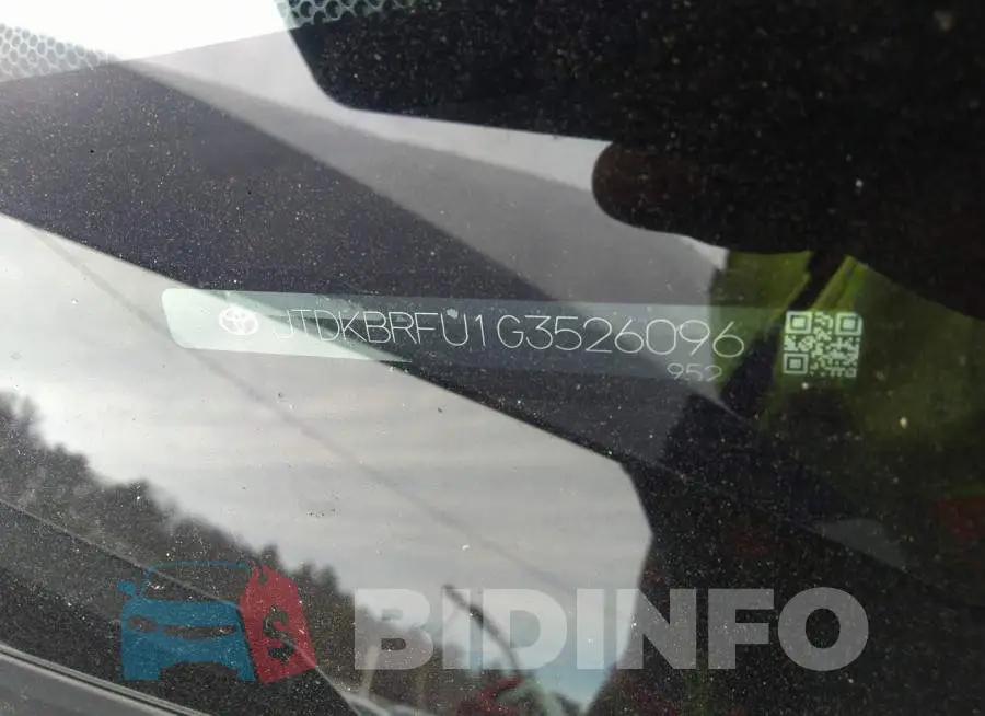 JTDKBRFU1G3526096 Photo# 9