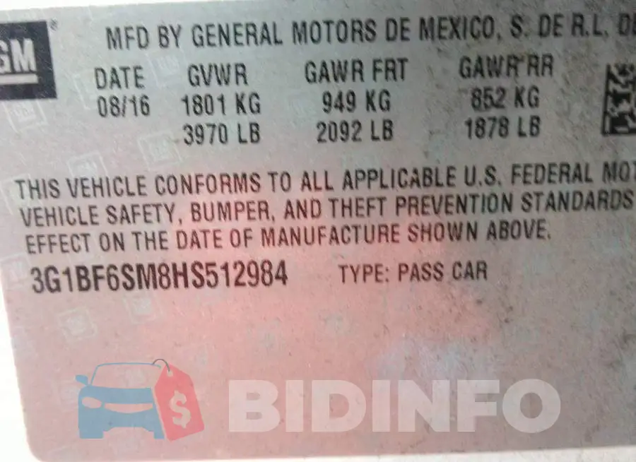 3G1BF6SM8HS512984 Photo# 9
