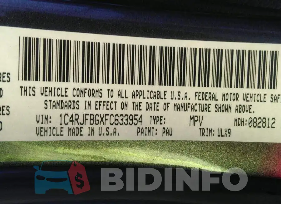 1C4RJFBGXFC633954 Photo# 9