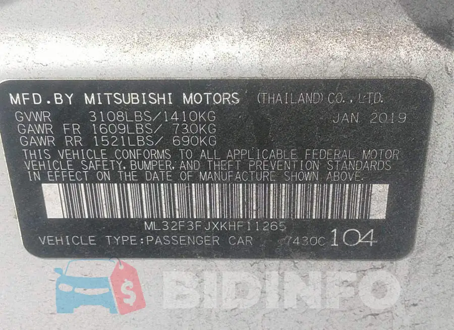 ML32F3FJXKHF11265 Photo# 9