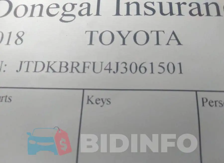 JTDKBRFU4J3061501 Photo# 9