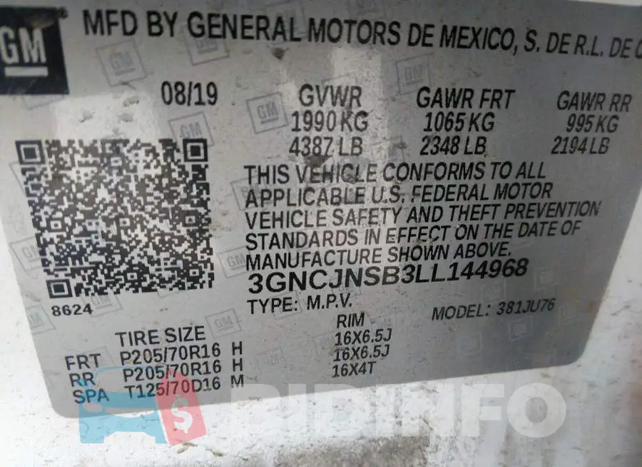 3GNCJNSB3LL144968 Photo# 9