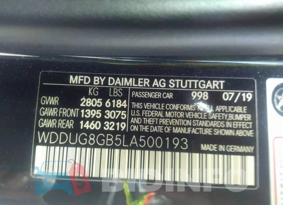 WDDUG8GB5LA500193 Photo# 9