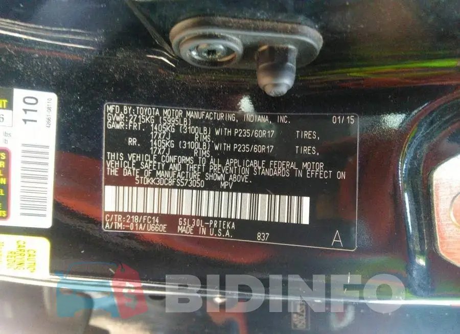 5TDKK3DC8FS573050 Photo# 9