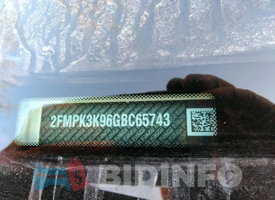 2FMPK3K96GBC65743 Photo# 9