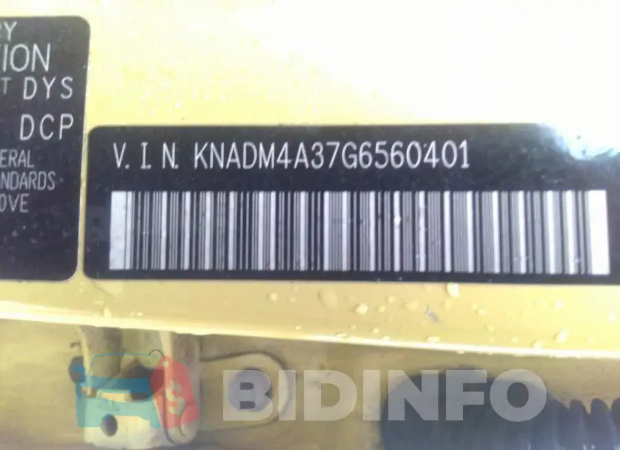 KNADM4A37G6560401 Photo# 9